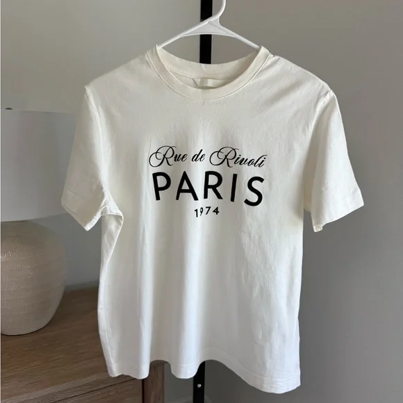 H&M White Short Sleeve Tee Size S - Picture 1 of 2